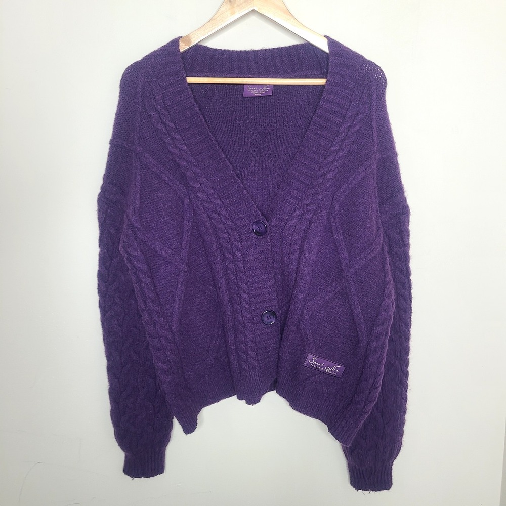 Taylor Swift Speak Now Taylors Version Purple Cardigan Star Embroidery XS/SM